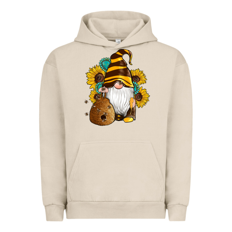Western Bee Gnomes Beehive Honey Sunflowers Gemstone Urban Hoodie by Artiststas | Teevron