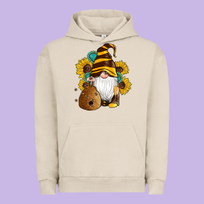 Western Bee Gnomes Beehive Honey Sunflowers Gemstone Urban Hoodie Designed By Artiststas