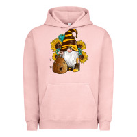 Pigment Salmon western bee gnomes beehive honey sunflowers gemstone Urban Hoodie - Artiststas