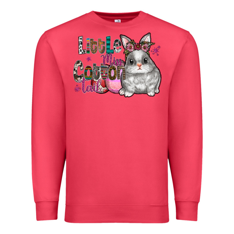Little Miss Cotton Tail Premium Sweatshirt by CowhideDigitalArt | Teevron