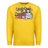 Lemon Little Miss Cotton Tail Premium Sweatshirt - CowhideDigitalArt
