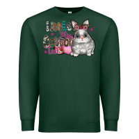 Sports Green Little Miss Cotton Tail Premium Sweatshirt - CowhideDigitalArt