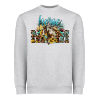 Heather Grey Horse mom mother's day Heavyweight Sweatshirt - HowdyJamesFarm