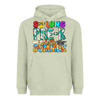 Matcha So Long Pre K Hello Summer Heavyweight Hoodie - CowhideDigitalArt