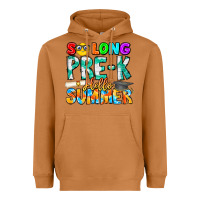 Meerkat So Long Pre K Hello Summer Heavyweight Hoodie - CowhideDigitalArt