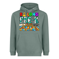 Sage So Long Pre K Hello Summer Heavyweight Hoodie - CowhideDigitalArt