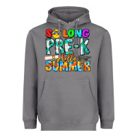 Storm So Long Pre K Hello Summer Heavyweight Hoodie - CowhideDigitalArt