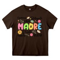 Chocolate Brown madre spanish mothers day Heavy Core Tee - JahusDesignShop
