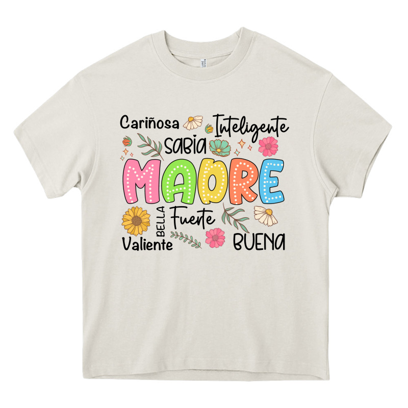 Madre Spanish Mothers Day Heavy Core Tee by JahusDesignShop | Teevron