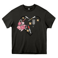 Asphalt phlebotomy add your name Heavy Core Tee - MaliasSmallBusiness