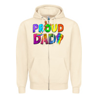 Sandshell Western Proud Dad Zipper Hoodie - BundleAndBundleShop