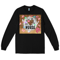 Black nurrse tumbler tbs Long Sleeve Tee - TumblerDesignByShophia