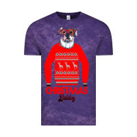 Cloud Purple Christmas Buldog Vintage Tee - Bettercallsaul