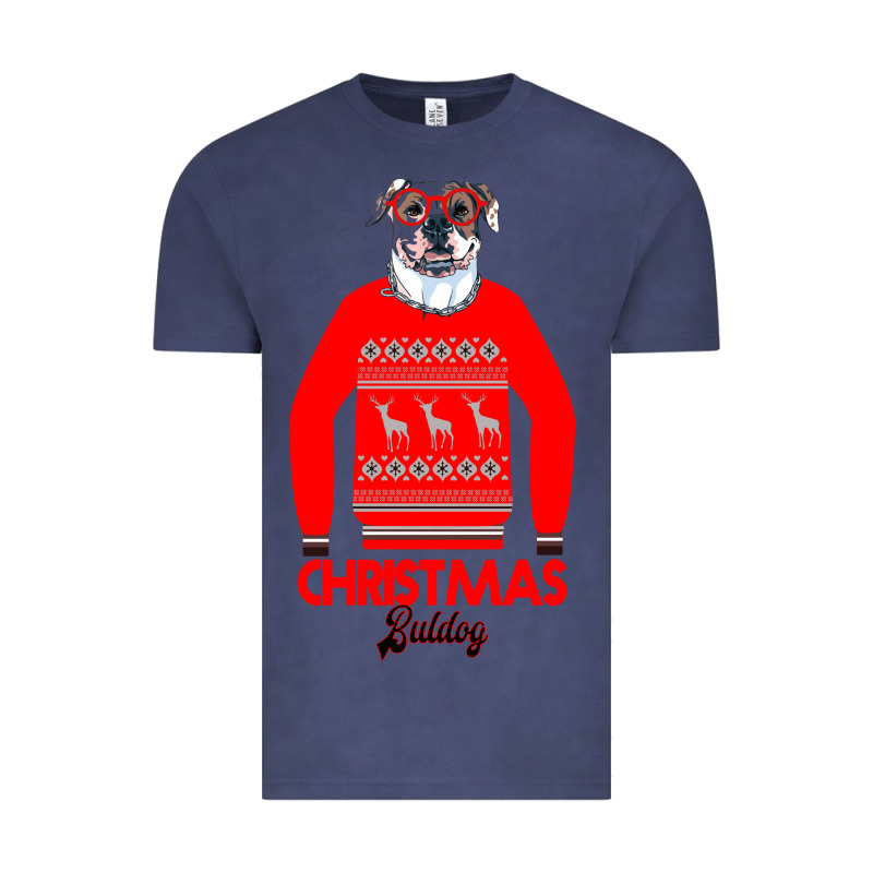 Christmas Buldog Vintage Tee by Bettercallsaul | Teevron