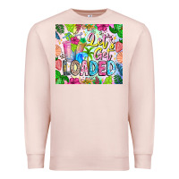 Pale Pink Lets Get Loaded Premium Sweatshirt - CowhideDigitalArt