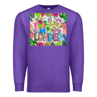 Purple Lets Get Loaded Premium Sweatshirt - CowhideDigitalArt