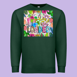 Lets Get Loaded Premium Sweatshirt Designed By Cowhidedigitalart