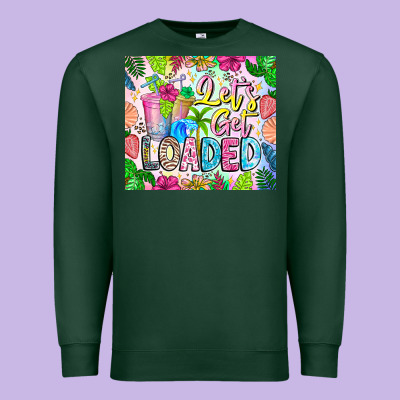 Lets Get Loaded Premium Sweatshirt Designed By Cowhidedigitalart