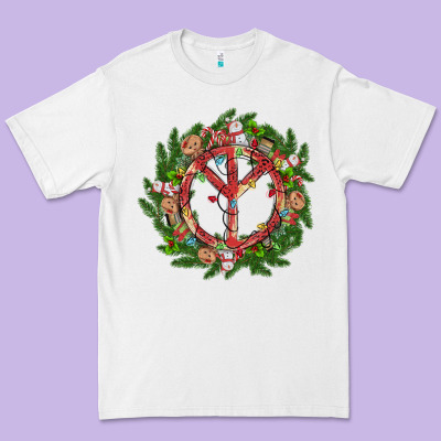 Christmas Peace Premium Tee Designed By Maliassmallbusiness