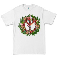 White Christmas peace Premium Tee - MaliasSmallBusiness