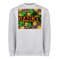 St. Patricks Day Lucky Heavyweight Sweatshirt | Teevron
