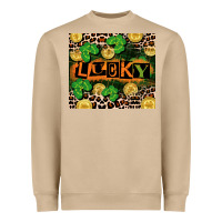 Mushroom St. Patricks Day lucky Heavyweight Sweatshirt - CowGirlArtShop