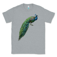Heather Grey Peacock Classic Tee - LillyAllenDesigns