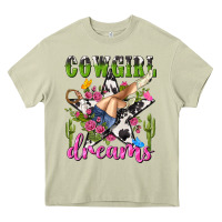 Mossy western rodeo cowgirl dreams Heavy Core Tee - NancyCooperArtShop