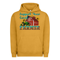 Pigment Peanut Butter western support your local farmer Urban Hoodie - Artiststas