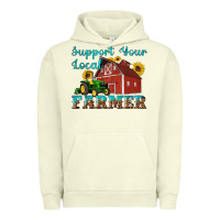 Pigment Pistachio western support your local farmer Urban Hoodie - Artiststas