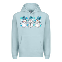 Blue Mist snowman winter bbs Premium Hoodie - BundleAndBundleShop