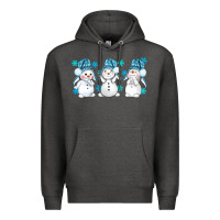 Charcoal Heather snowman winter bbs Premium Hoodie - BundleAndBundleShop