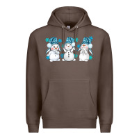 Coffee snowman winter bbs Premium Hoodie - BundleAndBundleShop