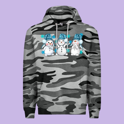 Snowman Winter Bbs Premium Hoodie Designed By Bundleandbundleshop