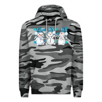Slate Camo snowman winter bbs Premium Hoodie - BundleAndBundleShop