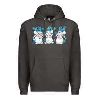 Smoke snowman winter bbs Premium Hoodie - BundleAndBundleShop
