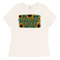 Bone Sunflower Serappe Turquoise Gemstone Mama Tried Ladies Tee - Jasminsmagicworld