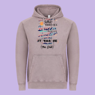 The Queen Reigning Since 1990 Vintage Hoodie Designed By Bettercallsaul