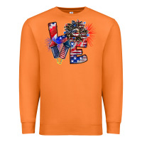 Carrot patriotic Love Premium Sweatshirt - CowhideDigitalArt