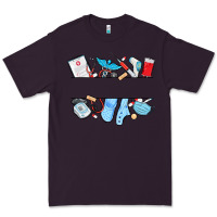 Plum custom name nurse Premium Tee - MaliasSmallBusiness