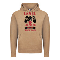 Vintage Coffee Kids Level 7 Unlocked Awesome Since 2013 Vintage Hoodie - Bettercallsaul