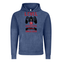Vintage Denim Kids Level 7 Unlocked Awesome Since 2013 Vintage Hoodie - Bettercallsaul