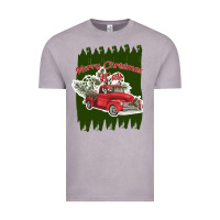 Merry Christmas Y'all Truck Vintage Tee | Teevron