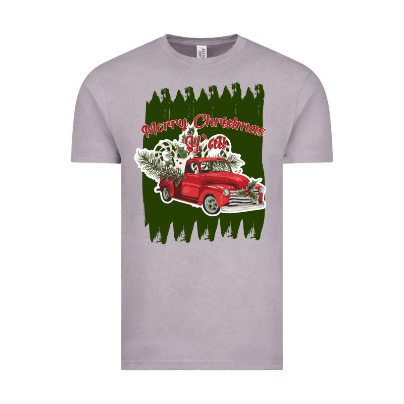 Merry Christmas Y'all Truck Vintage Tee by Bettercallsaul | Teevron