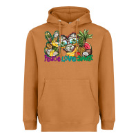 Meerkat Peace Love Summer Heavyweight Hoodie - CowhideDigitalArt