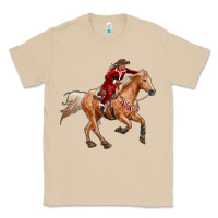 Mushroom Western Christmas Cowgirl On The Horse Classic Tee - RanaPortraitStore