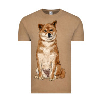 Vintage Coffee shiba inu Vintage Tee - RanaPortraitStore