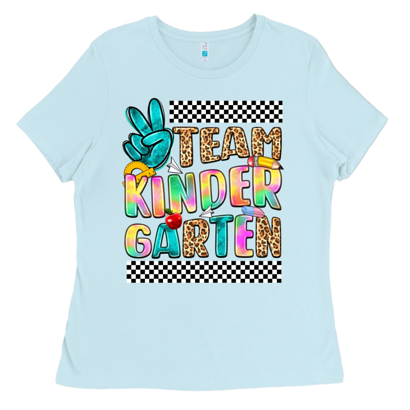 Team Kindergarten Ladies Tee by NancyCooperArtShop | Teevron
