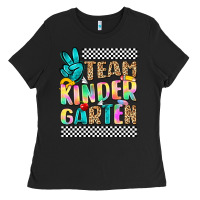 Black team kindergarten Ladies Tee - NancyCooperArtShop