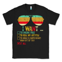 Black I Want to Break Free to Ride My Bicycle Want It All Classic Tee - Bettercallsaul